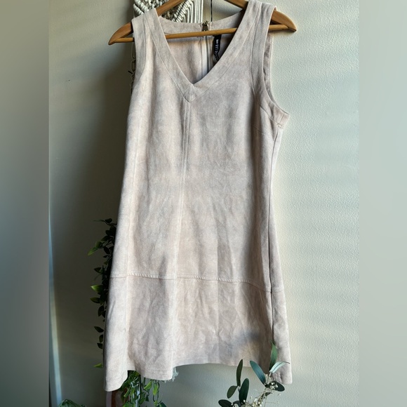 Taupe/Beige M/L Boho Mini Dress - Picture 3 of 3